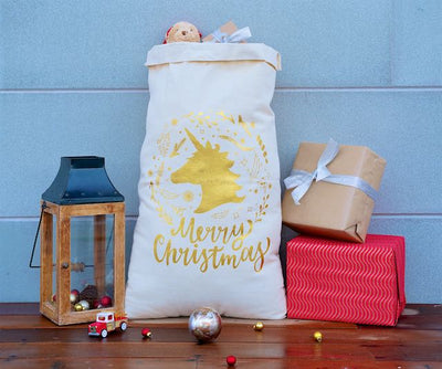Unicorn Santa bag/ Sack